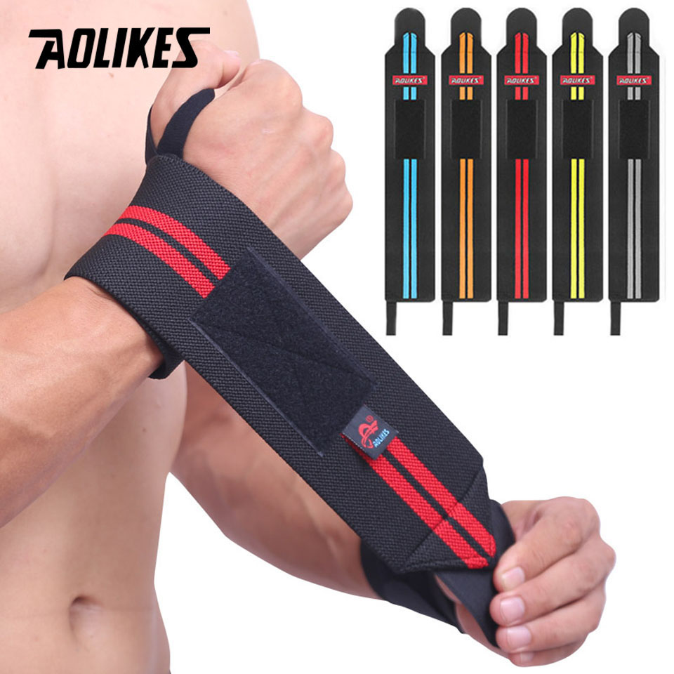 AOLIKES 1 Pair Wristband Wrist - Wrist Wraps Weightlifting Support review and price
