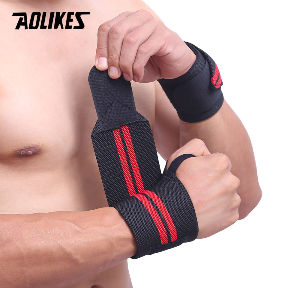 AOLIKES 1 Pair Wristband Wrist - Wrist Wraps Weightlifting Support review and price