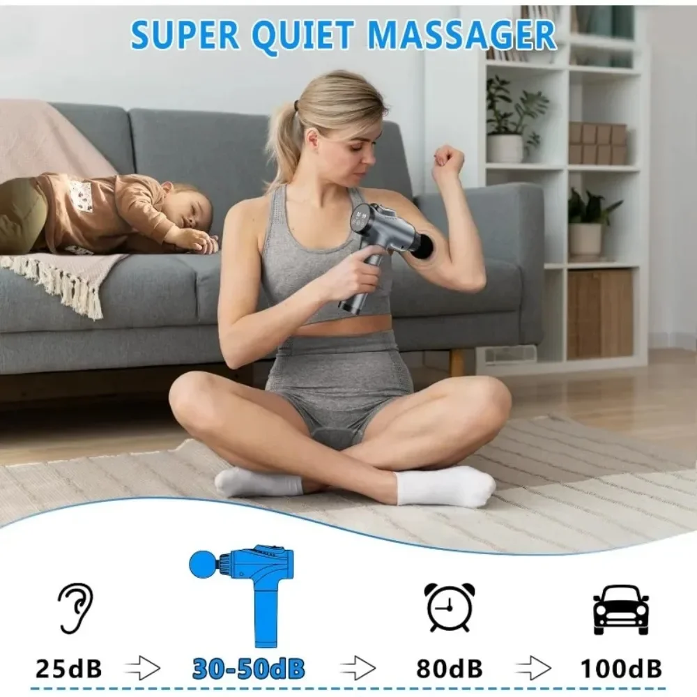 Massage Gun, Muscle Massage Gu - Electric Massage Gun Deep Tissue review and price