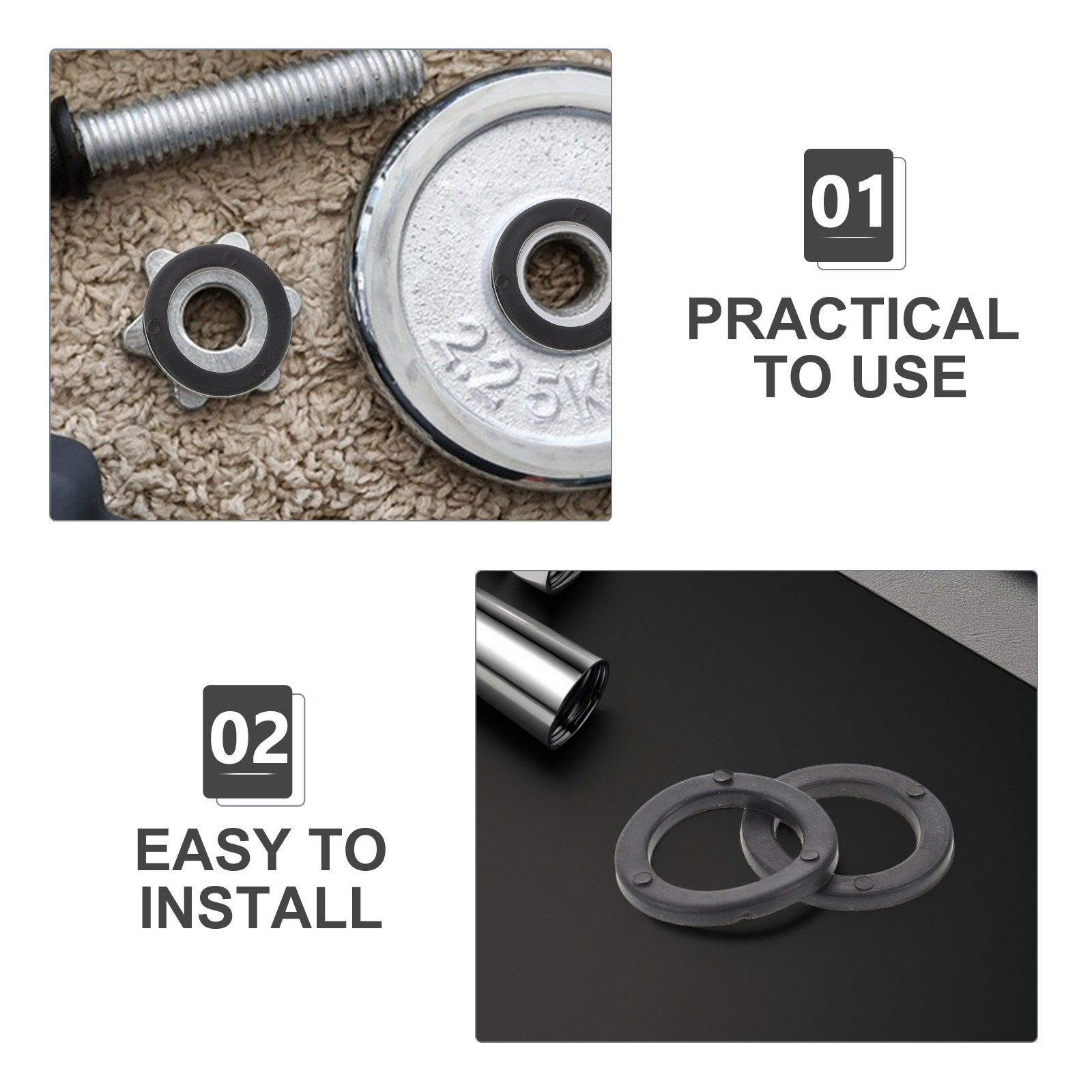15Pcs Dumbbell Plastic Washers - Fitness Equipment review and price