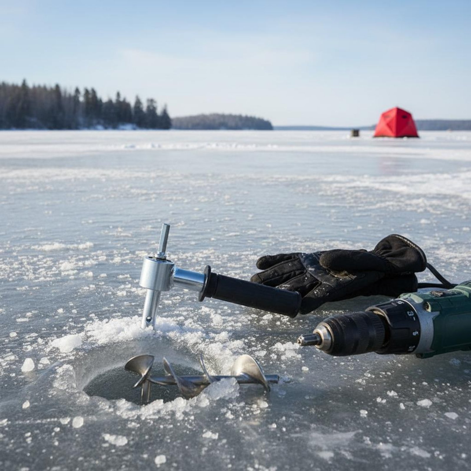 Ice Auger Drill Adapter Sturdy - Fishing review and price