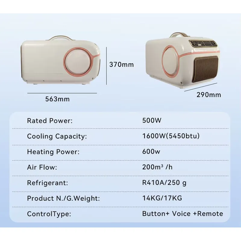 12V 24V Portable Car Air Condi - Fishing review and price