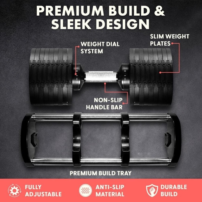 Large Fitness Equipment 70 Lbs - Adjustable Dumbbell Pair 40Kg review and price