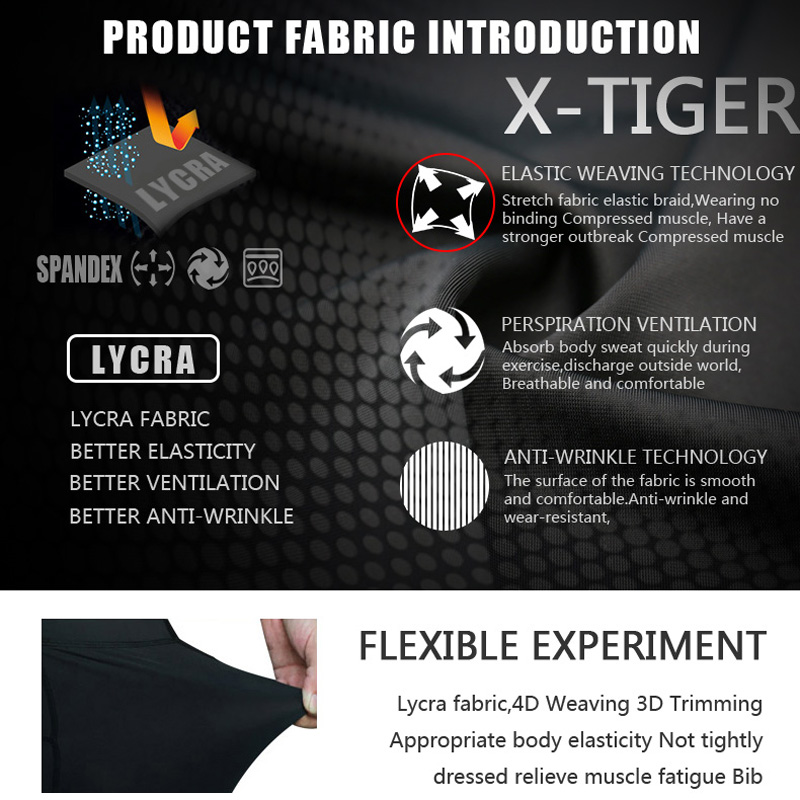 X-TIGER Cycling Bibs Shorts Bi - Padded Cycling Shorts 5D Gel review and price