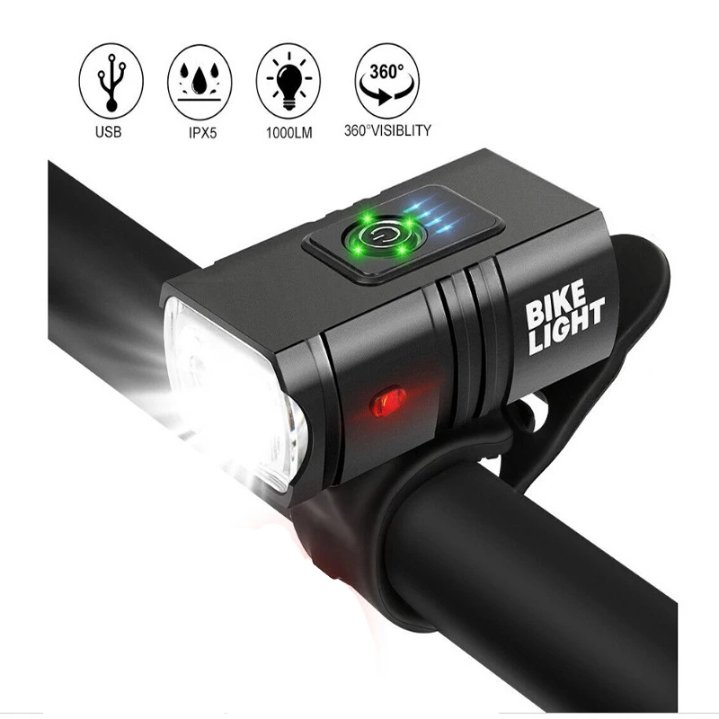 Bicycle Lights 1000 Lumen 2500 - Rechargeable Bicycle Headlight 1000 Lumen review and price