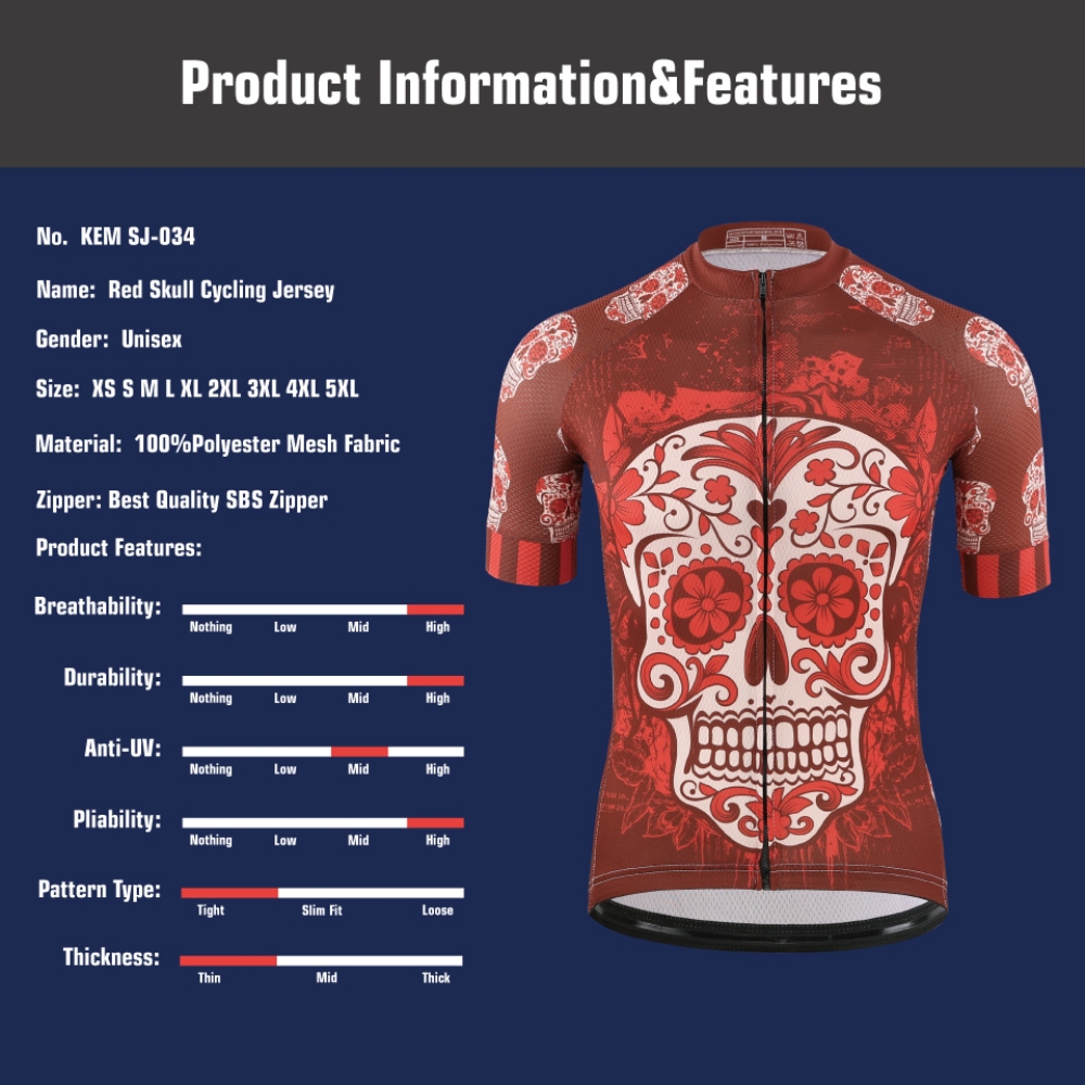 KEMALOCE Red Cycling Jersey Me - Padded Cycling Shorts 5D Gel review and price