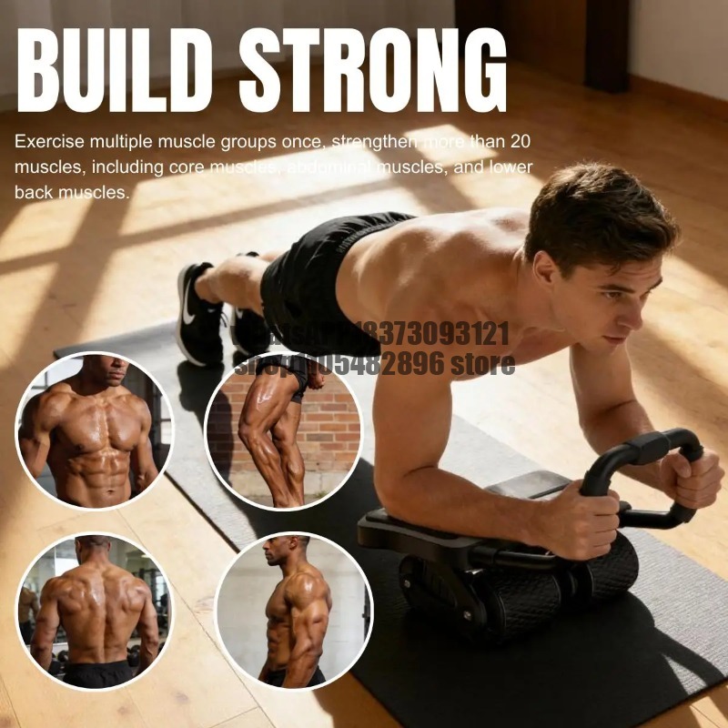 2 in 1 Ab Wheel Roller with El - Ab Roller Wheel With Elbow Support review and price