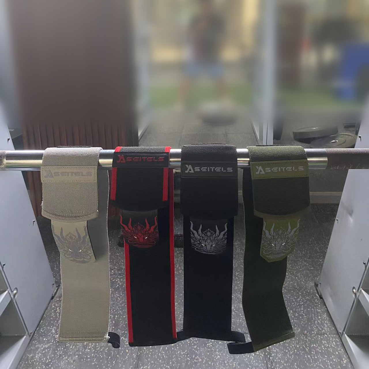 1Pair Chinese Dragon Fitness W - Wrist Wraps Weightlifting Support review and price