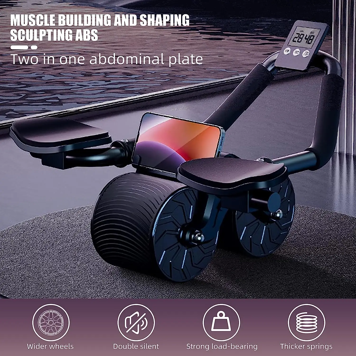 Elbow Support Automatic Reboun - Ab Roller Wheel With Elbow Support review and price