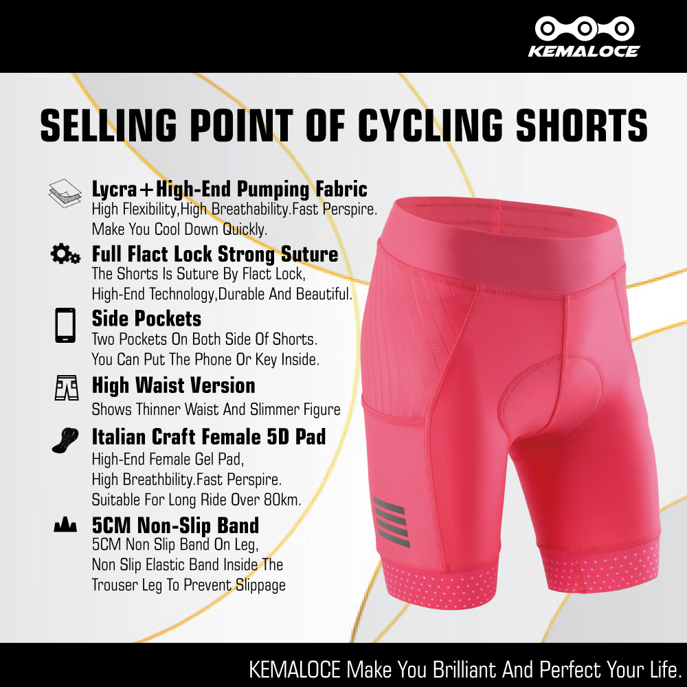 KEMALOCE Women Cycling Shorts  - Padded Cycling Shorts 5D Gel review and price