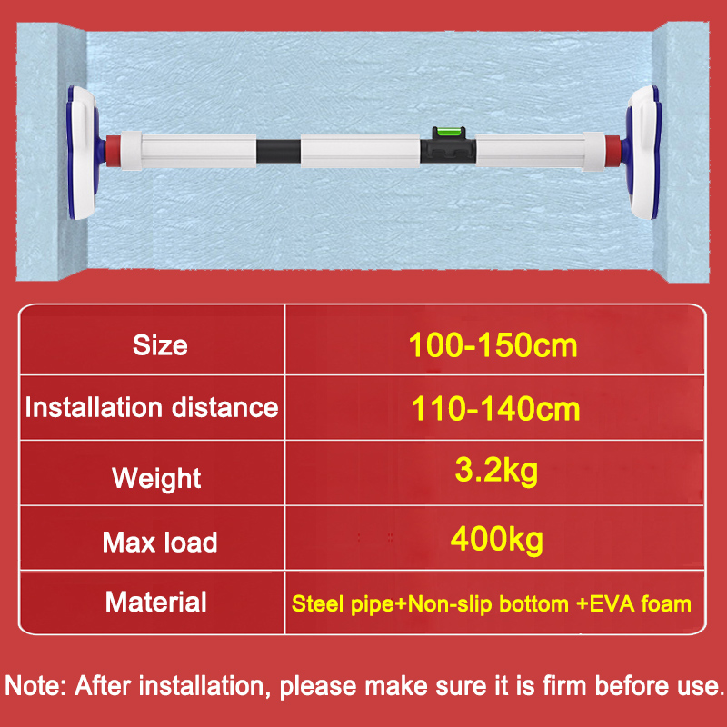 100-150cm Pull Up Bar for Door - Door Pull Up Bar No Screw review and price