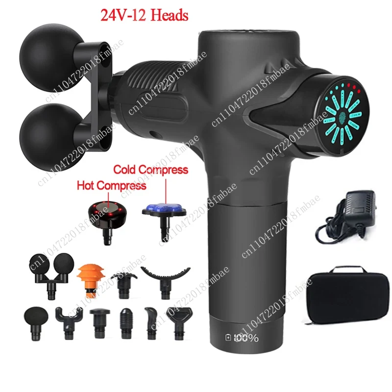 24V professional hot and cold  - Electric Massage Gun Deep Tissue review and price