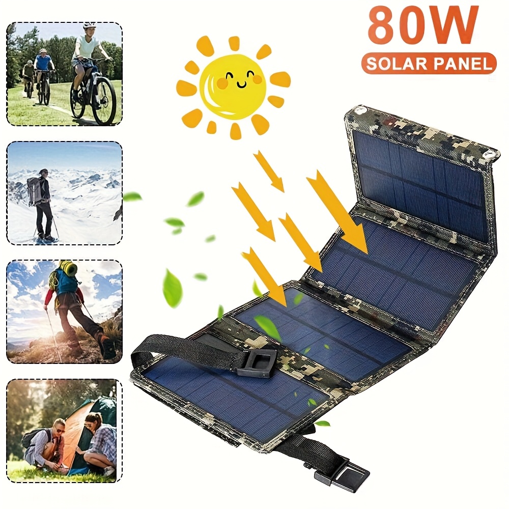 [Solar Panel] 80W Portable Fol - Camping review and price