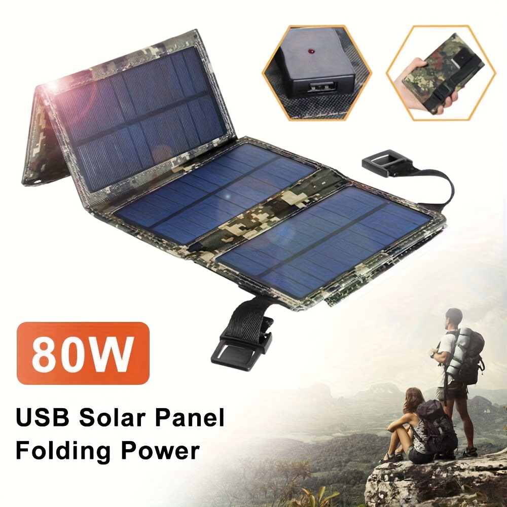 [Solar Panel] 80W Portable Fol - Camping review and price