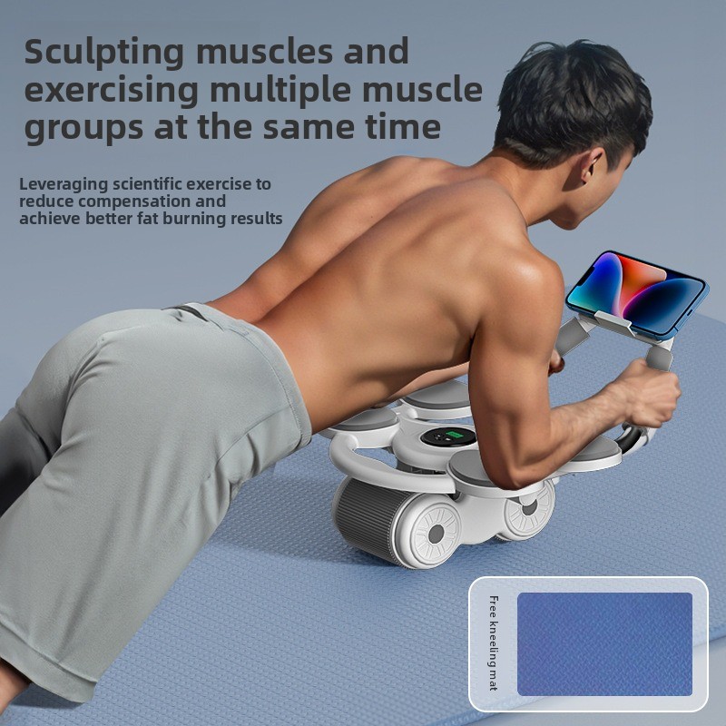 Four Elbow Support, Abdominal  - Ab Roller Wheel With Elbow Support review and price