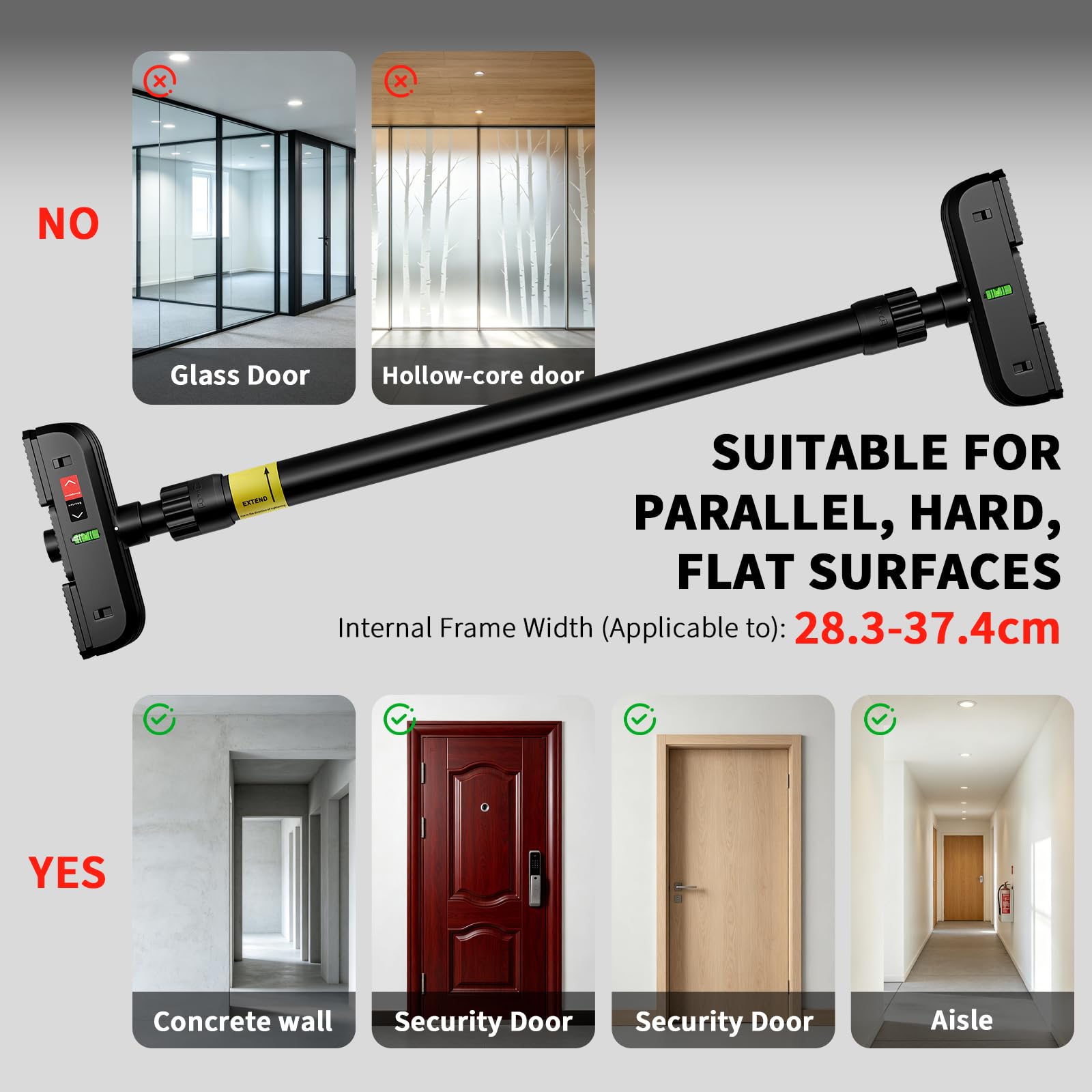 Pull Up Bar for Doorway, Door  - Door Pull Up Bar No Screw review and price