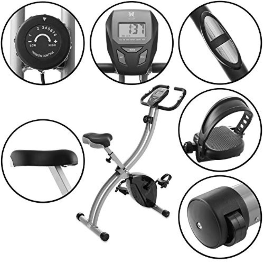 Indoor Cycling Bike - Folding  - Exercise Bike Magnetic Resistance review and price