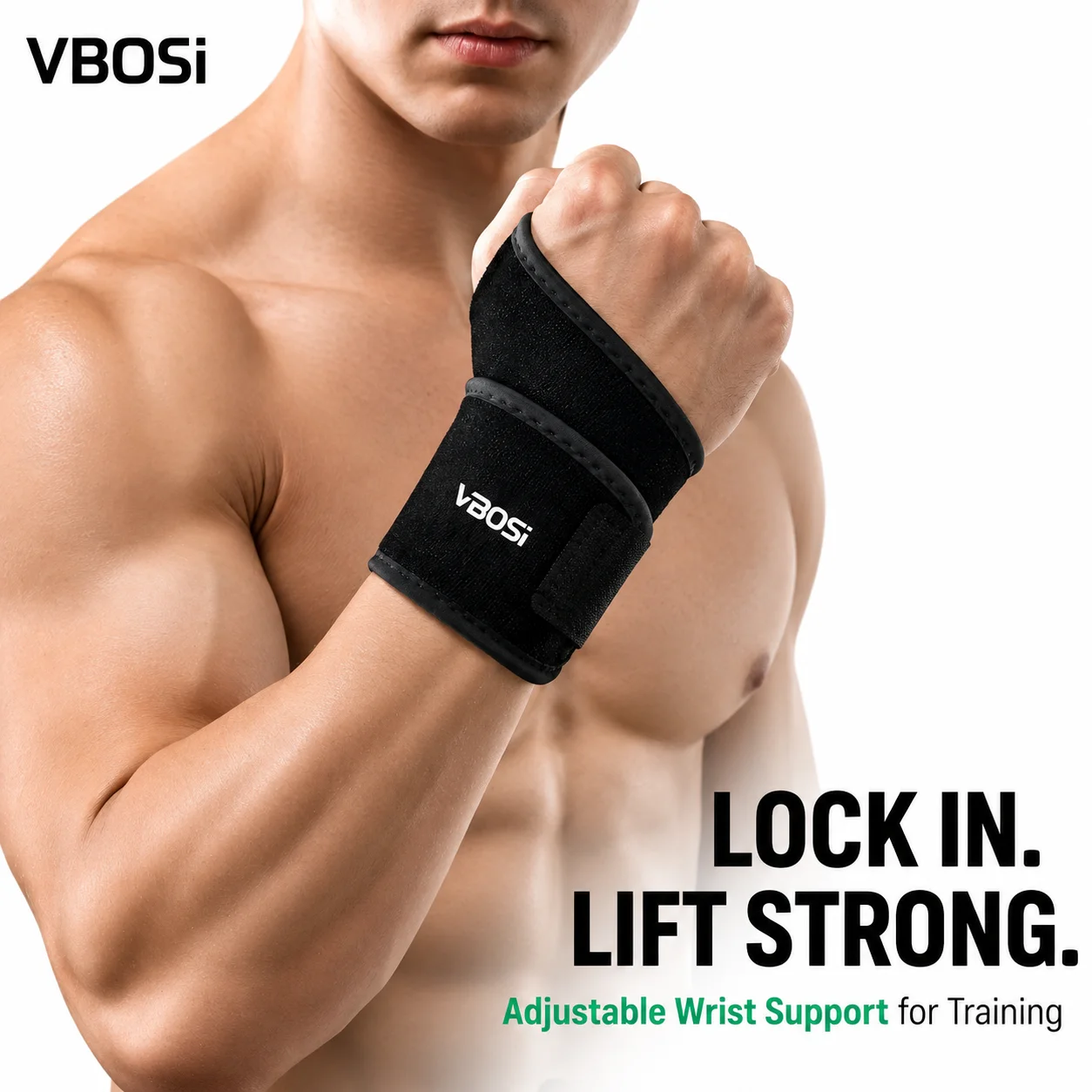 VBSOi Adjustable Wrist Support - Wrist Wraps Weightlifting Support review and price