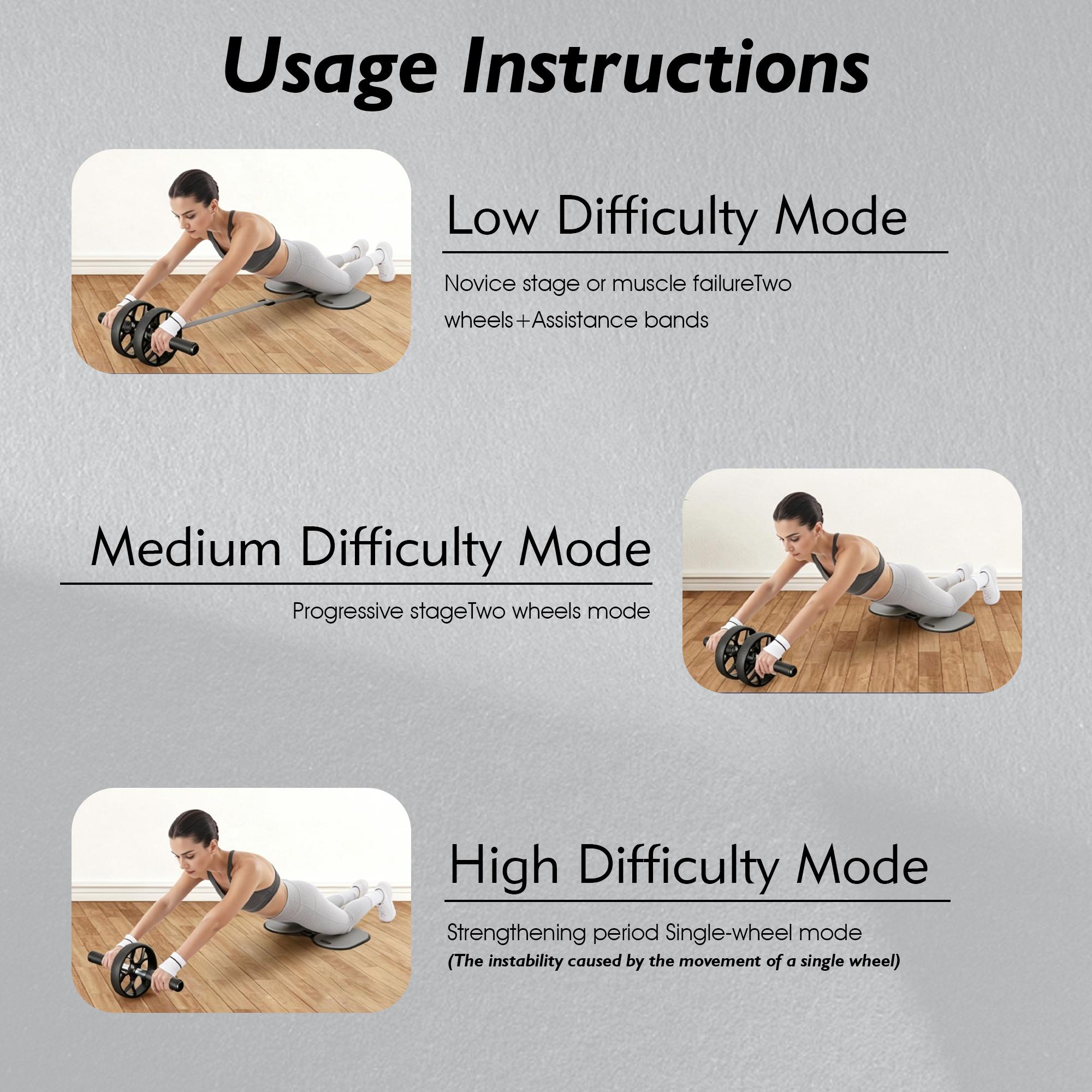 Dual Wheel Ab Roller with Elbo - Ab Roller Wheel With Elbow Support review and price