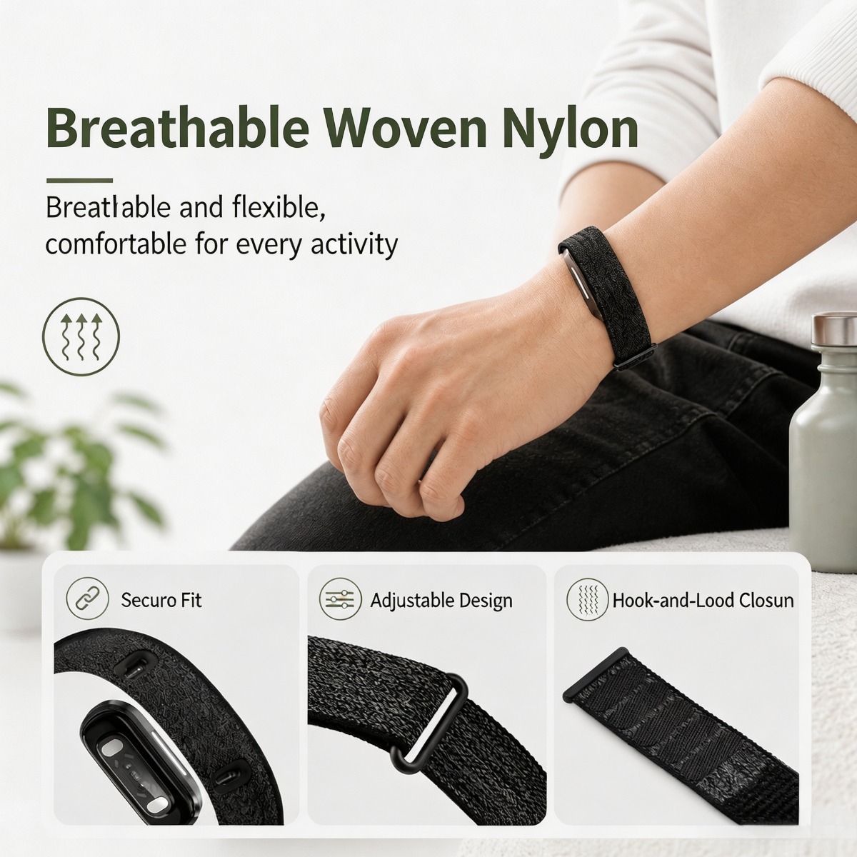 Lightweight Nylon Breathable W - Resistance Bands Set With Handles review and price