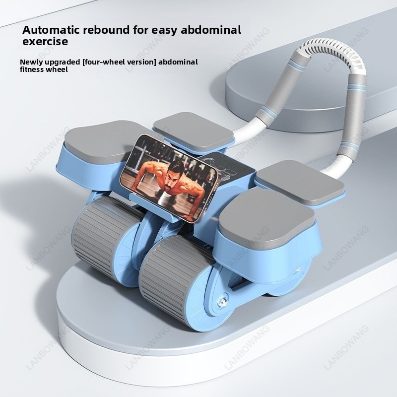 Smart 4 Wheels Auto Rebound Ab - Ab Roller Wheel With Elbow Support review and price