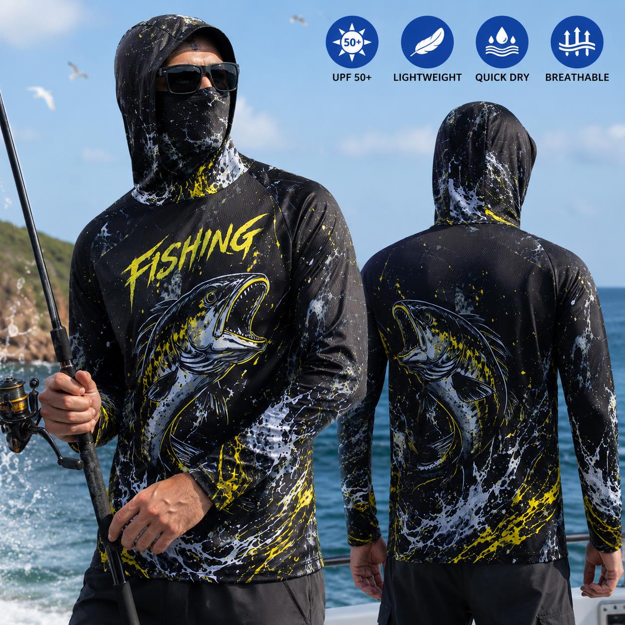 Quick Dry Breathable Men Fishi - Fishing review and price
