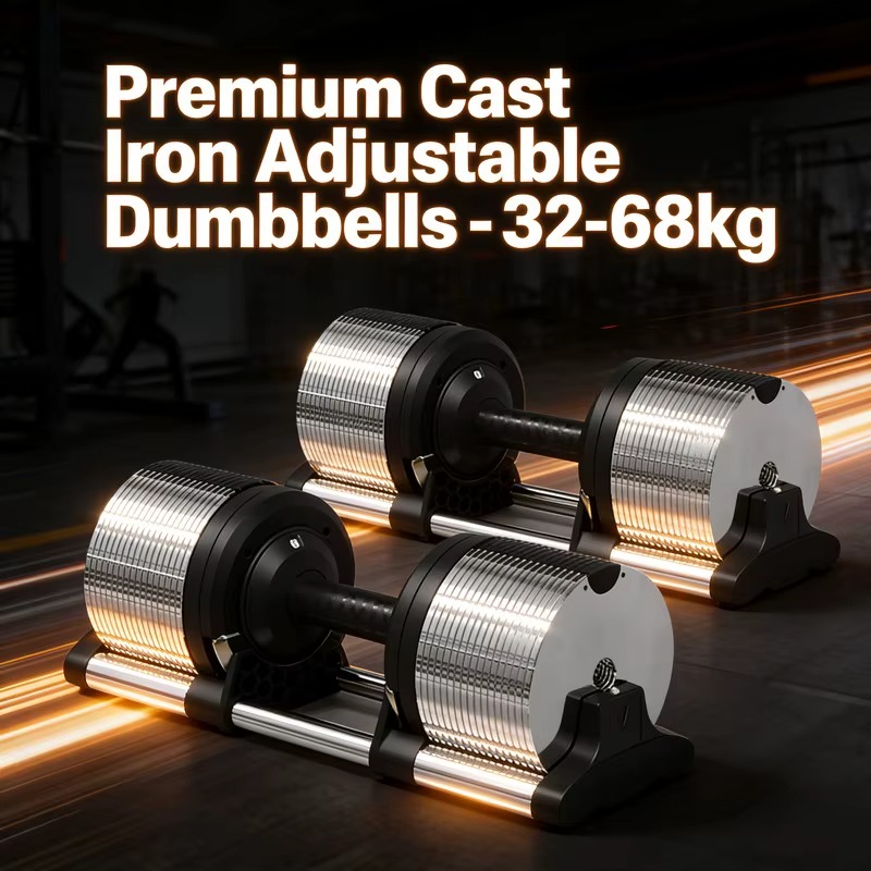 Quick Release 32kg 70lb Cast I - Adjustable Dumbbell Pair 40Kg review and price
