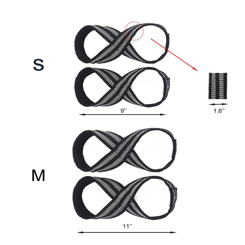 1 Pair Figure 8 Weight Lifting - Wrist Wraps Weightlifting Support review and price