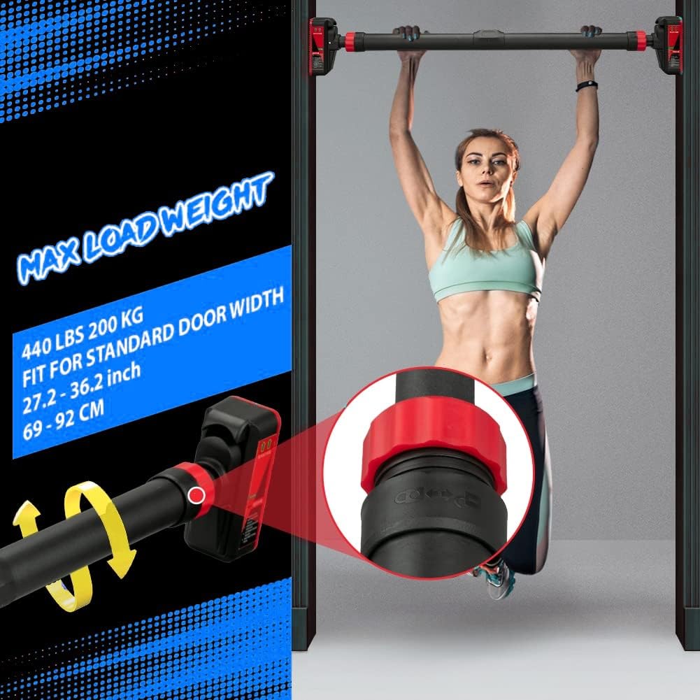 Adjustable Pull Up Bar for Doo - Door Pull Up Bar No Screw review and price